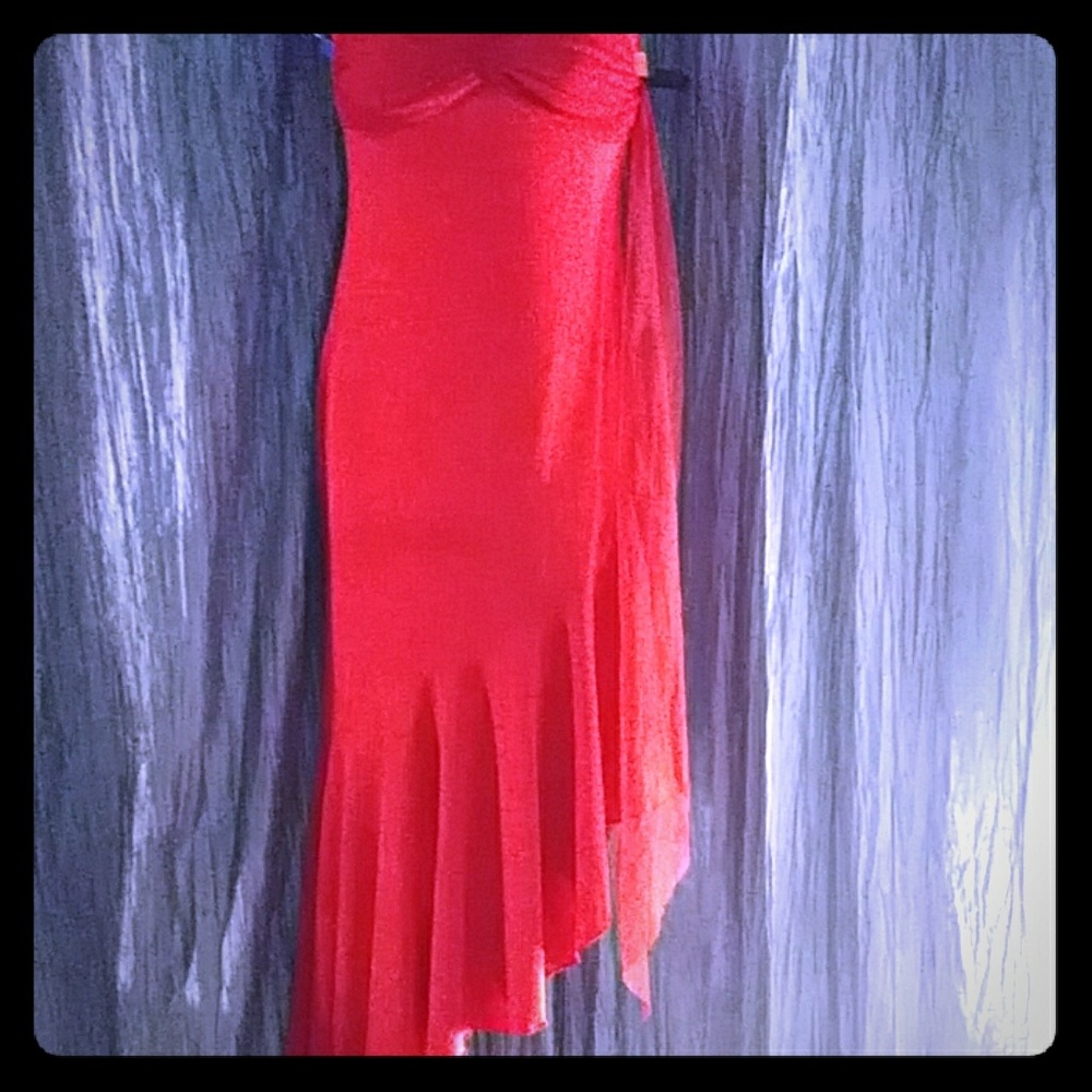 Red dancing dress